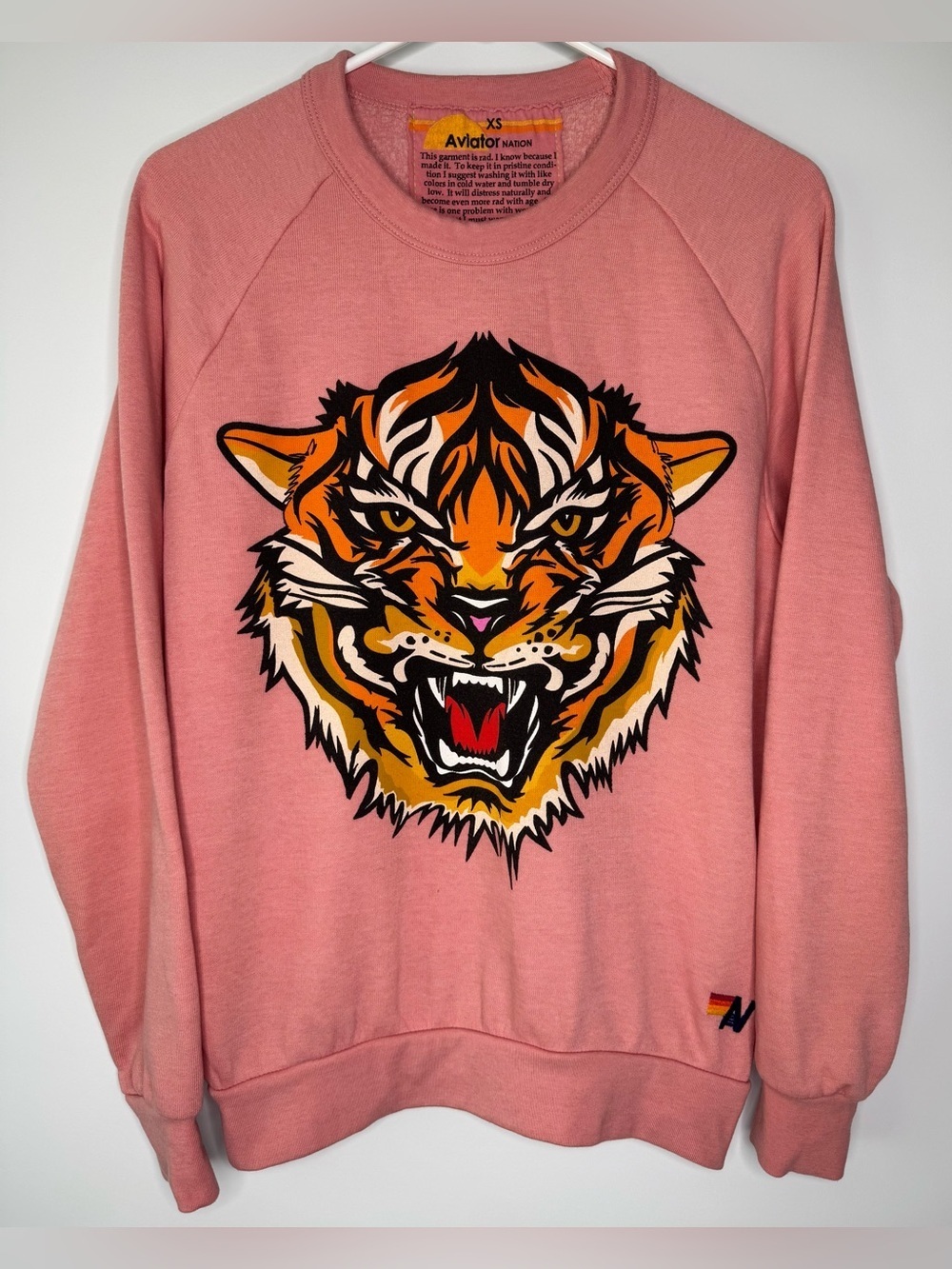 Aviator Nation Tiger Print Sweatshirt - Picture 3 of 10